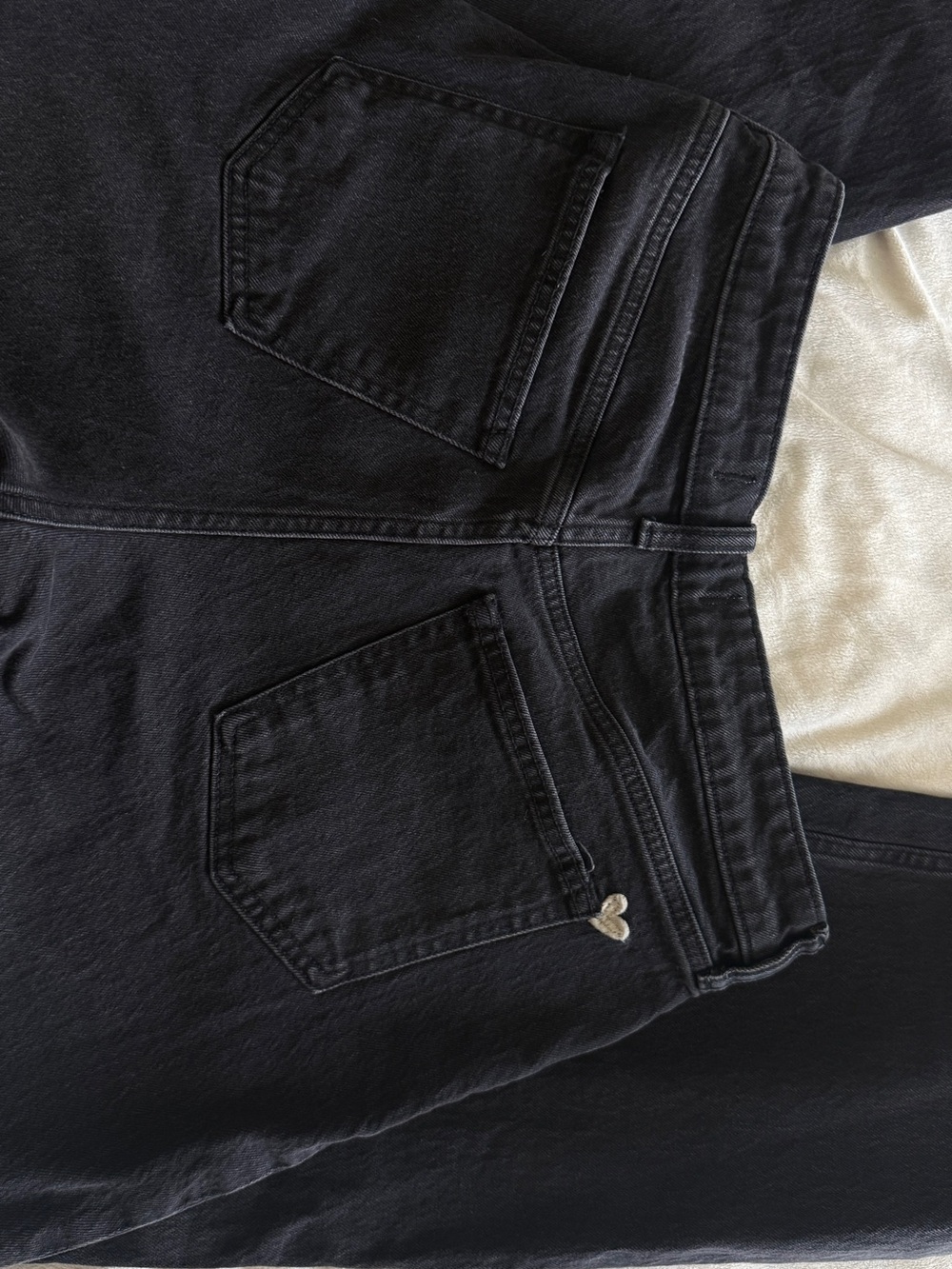 Abercrombie 90’s Relaxed High Rise Washed Black Jeans Size 29 - Picture 4 of 4